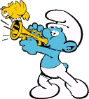 Swedish name: Trumpetsmurfen