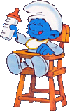 Swedish name: Babysmurfen