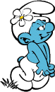 Swedish name: Kokettsmurfen