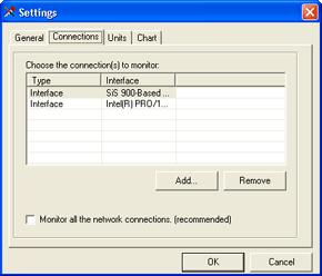 Settings dialog tab 2