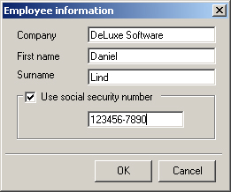 Employee information